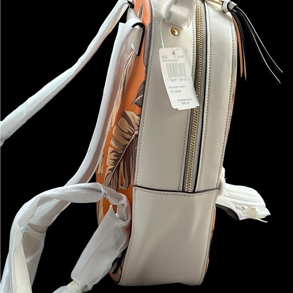 Coach Signature Jordyn Backpack Natural Banana Leaves Redwood Sunbeam Multi NWT - Picture 7 of 12